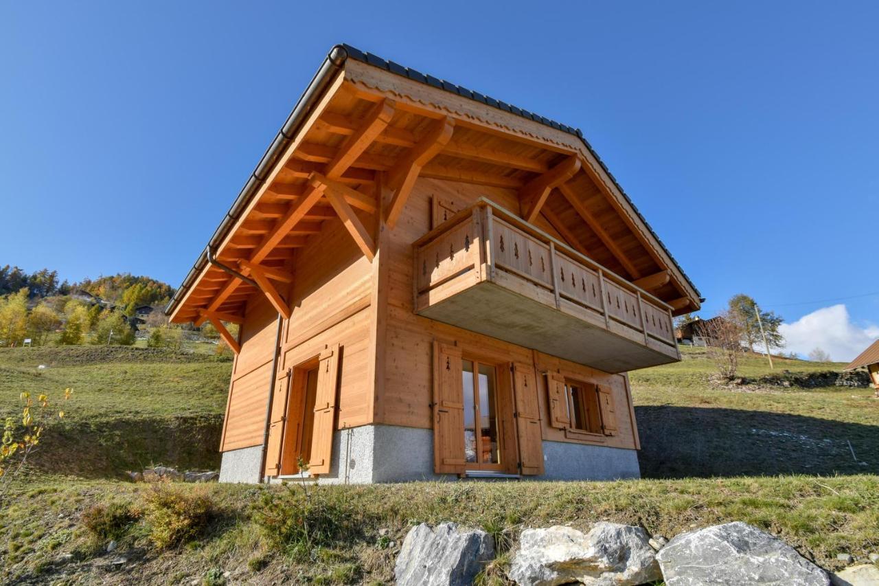 Chalet Le Cerf - Newly Build - Wow Views! Vila La Tzoumaz Exterior foto